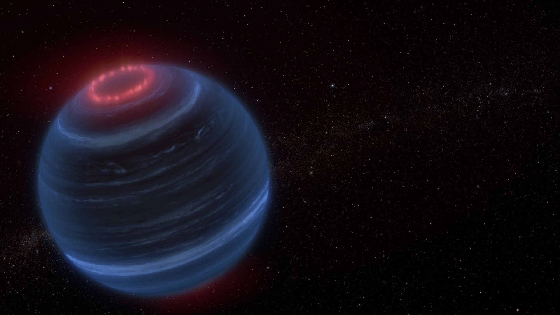 Artist concept of the brown dwarf W1935
